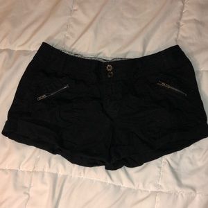 super cute little black shorts